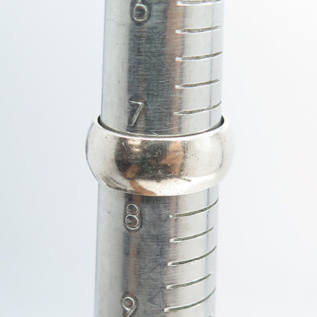 925 Sterling Silver Vintage Classic Band Ring Size 7.75
