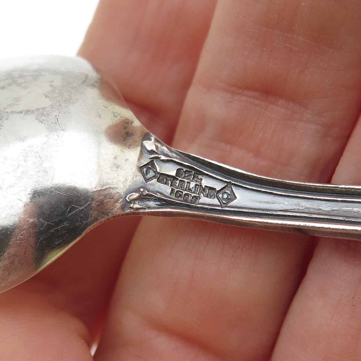 Fessenden & Co. 925 Sterling Silver Antique Art Deco Wisconsin Coffee Spoon