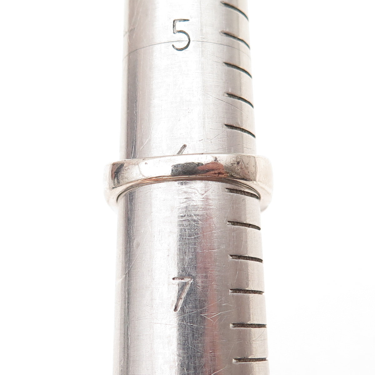 RJ Graziano 925 Sterling Silver Real Round-Cut Diamond Ring Size 6.25