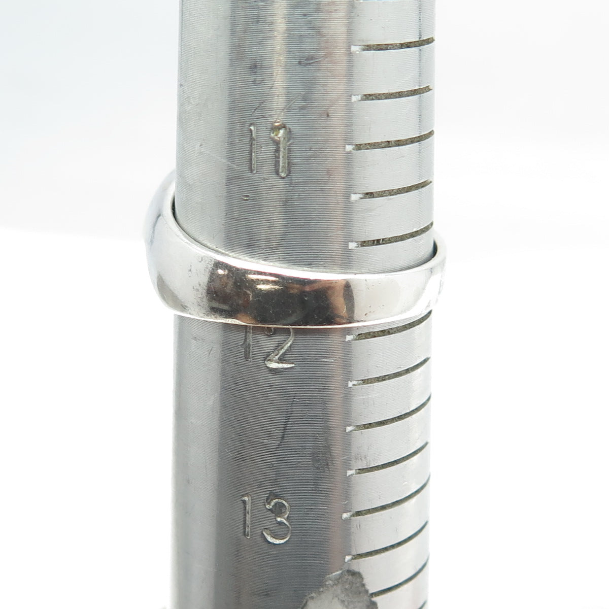 925 Sterling Silver Vintage Rainbow Enamel "Happy Pride" Signet Ring Size 12