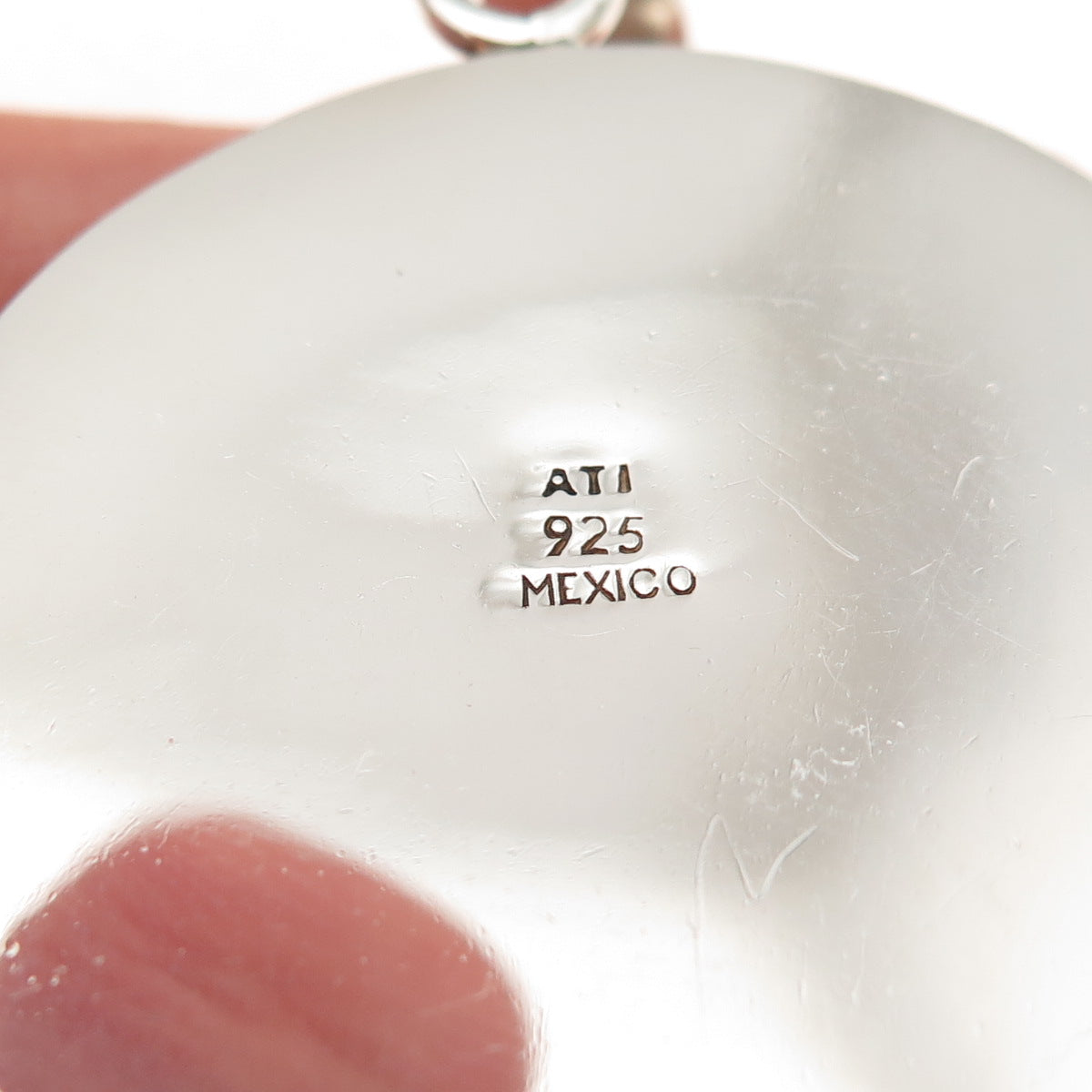 Annika Witt 925 Sterling Silver Vintage Mexico Sand Dollar Pendant