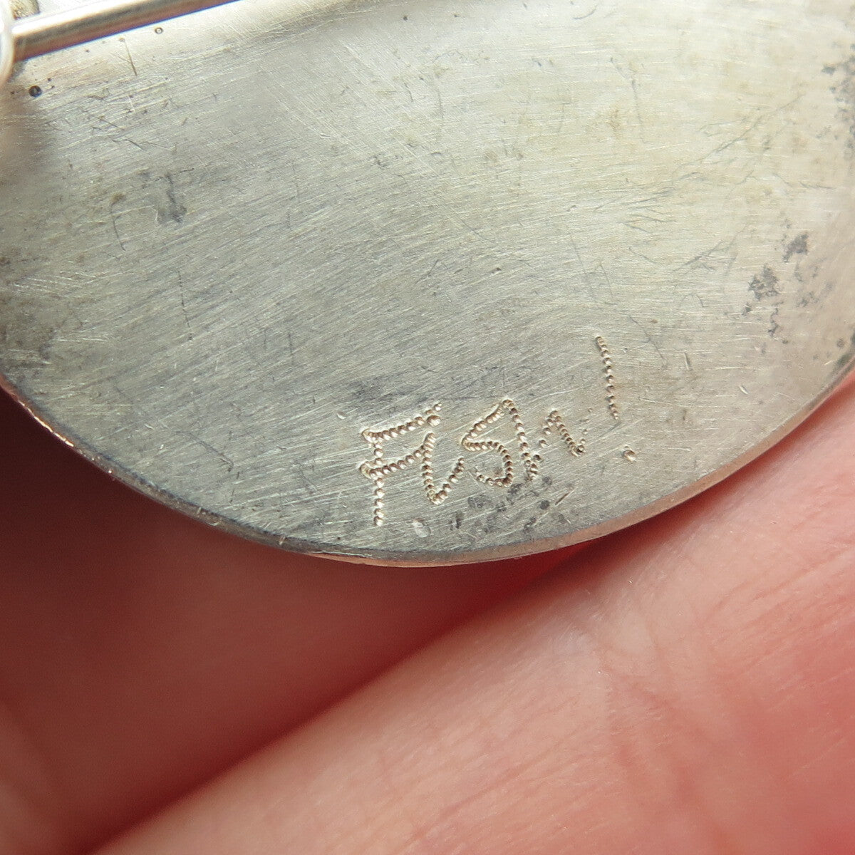 BABY JANE 925 Sterling Silver Vintage 2002 Barracuda & Snapper Fish Pin Pendant