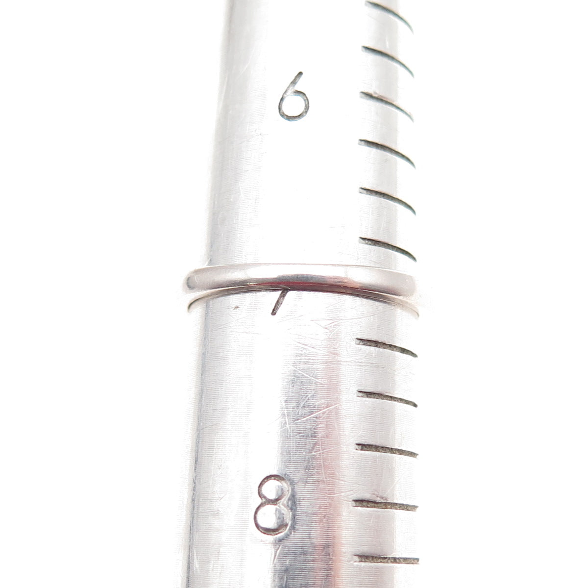 Chuck Clemency 925 Sterling Silver Real Diamond Accent & Peridot Ring Size 7