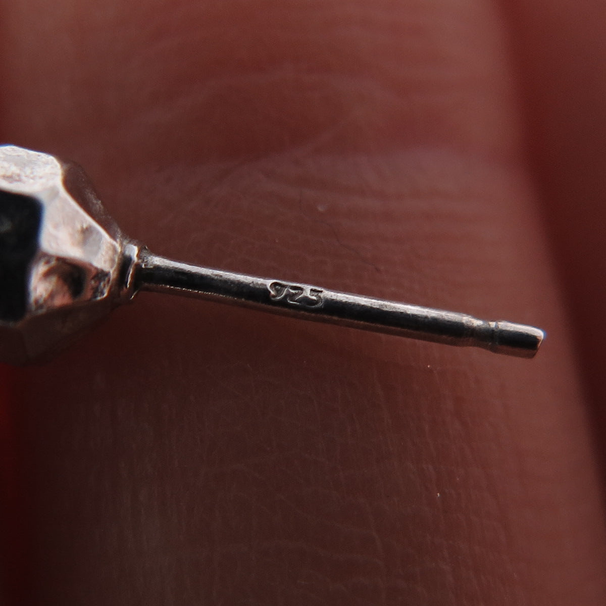 925 Sterling Silver Hammered Ball Stud Earrings