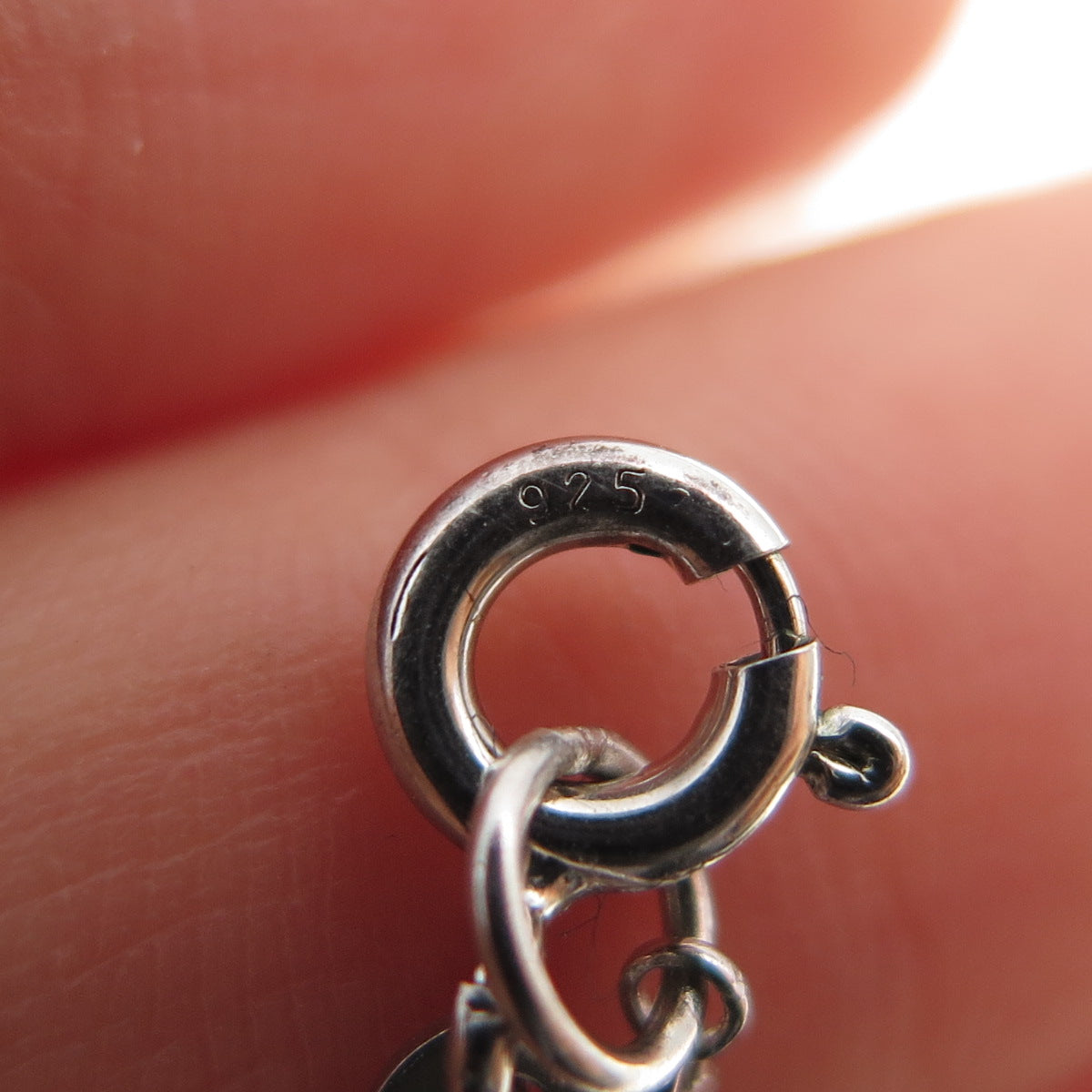 925 Sterling Silver Real Pearl & Green Amethyst By The Yard Chain Necklace 24"