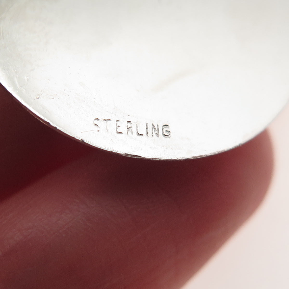 925 Sterling Silver Vintage Blue Rhinestone Kitty Cat Charm Pendant