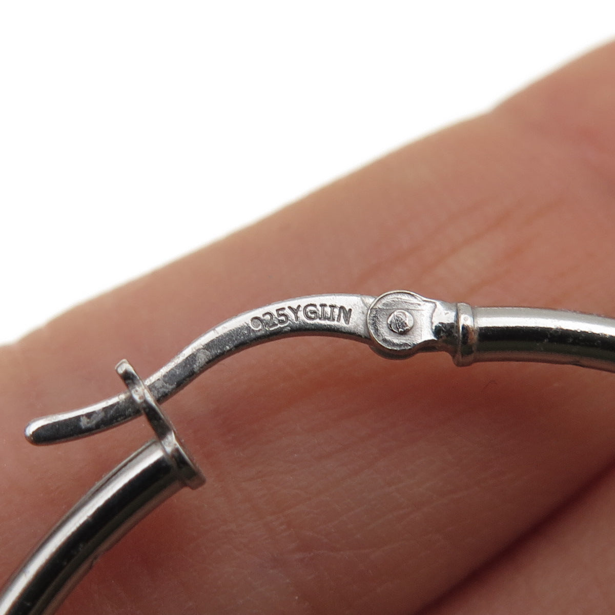 925 Sterling Silver Hoop Earrings