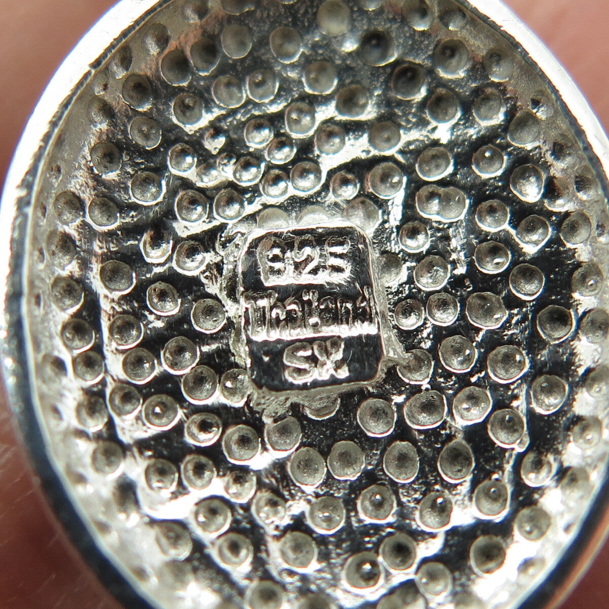 925 Sterling Silver Vintage Swirl Oxidized Pendant