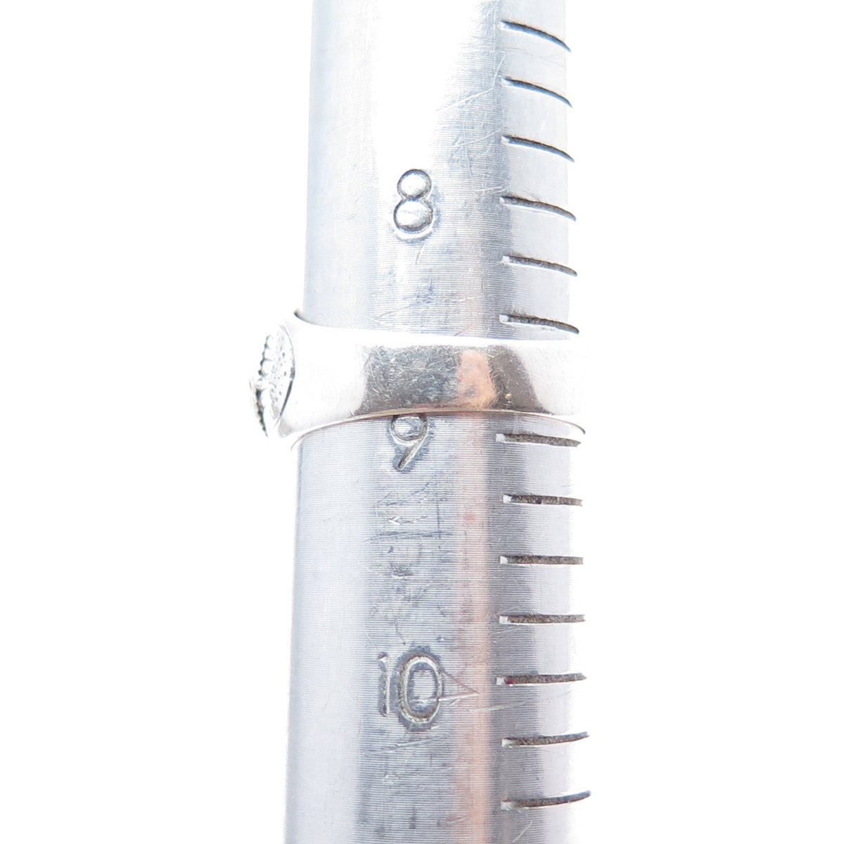 925 Sterling Silver Vintage Real Lapis Lazuli Feather Oxidized Ring Size 9