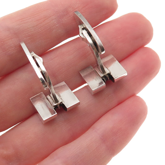 Georg Jensen 925S Sterling Silver Vintage Denmark Modernist Cufflinks #67