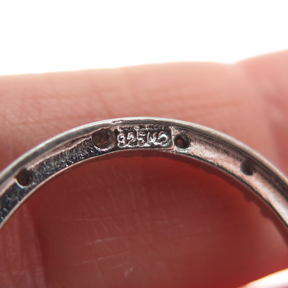 CHARLES WINSTON 925 Sterling Silver Real Diamond Circle of Life Slide Pendant