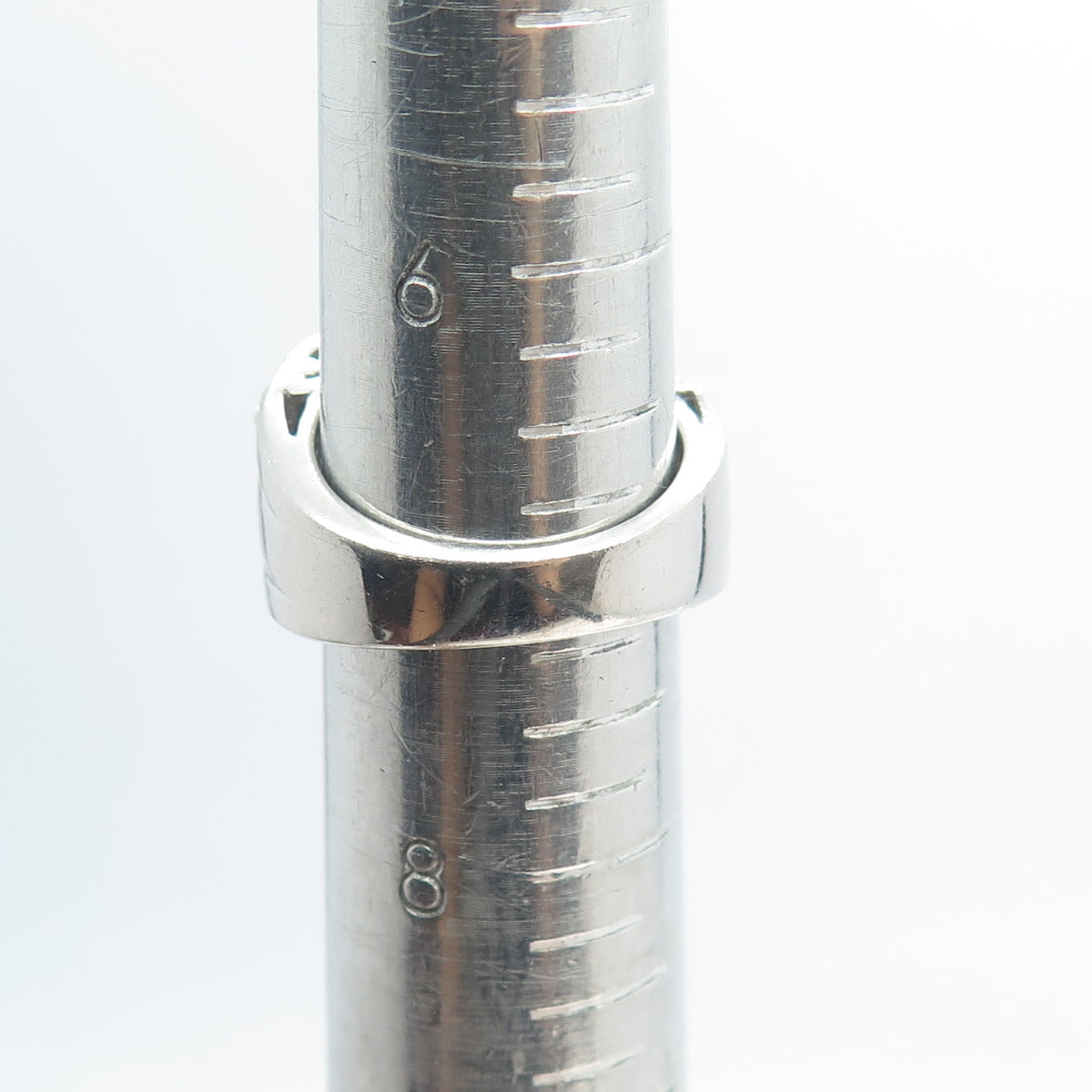 CHUCK CLEMENCY 925 Sterling Silver Real Round-Cut Iolite Cluster Ring Size 7.25