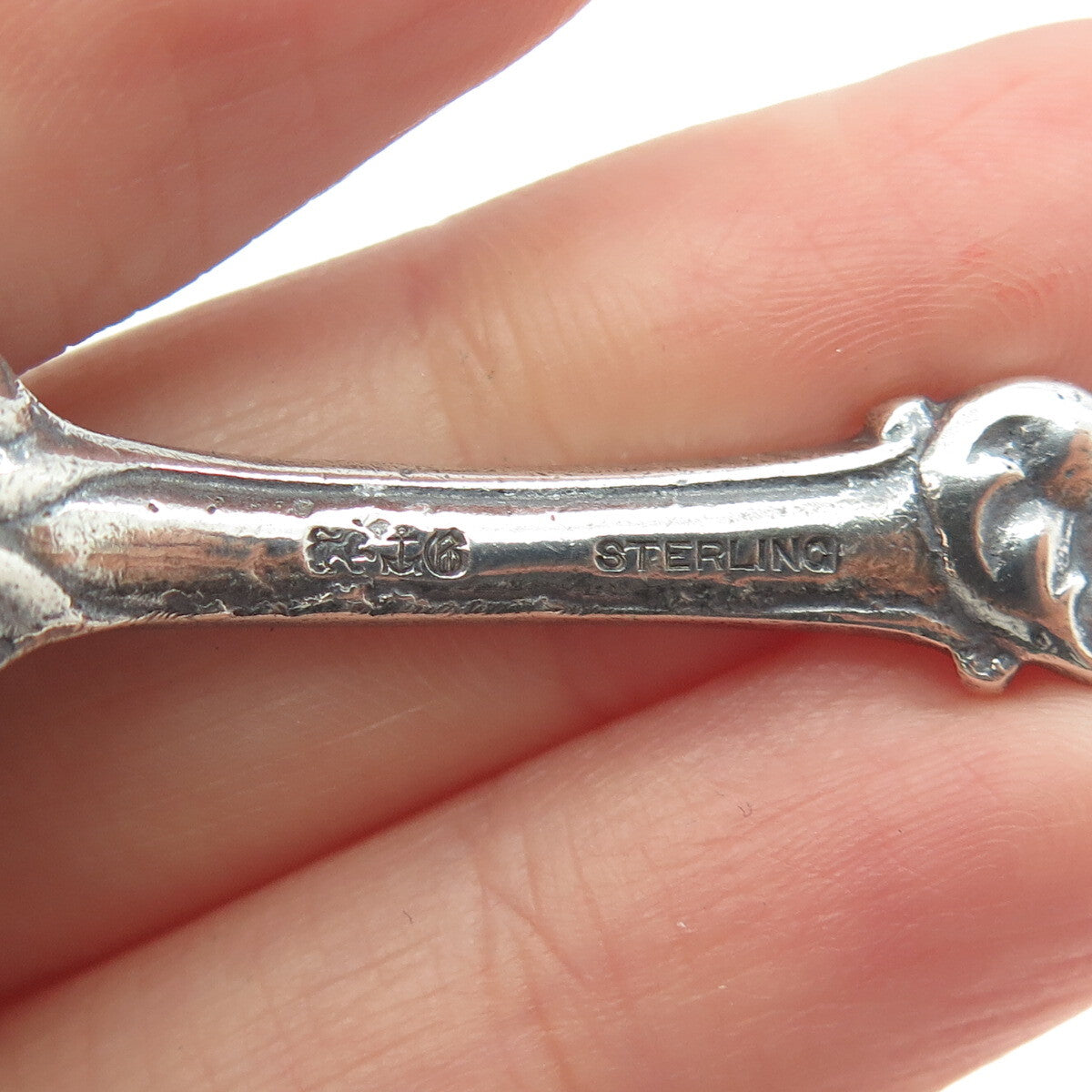 GORHAM 925 Sterling Silver Antique Memorial Arch States & Cities Coffee Spoon