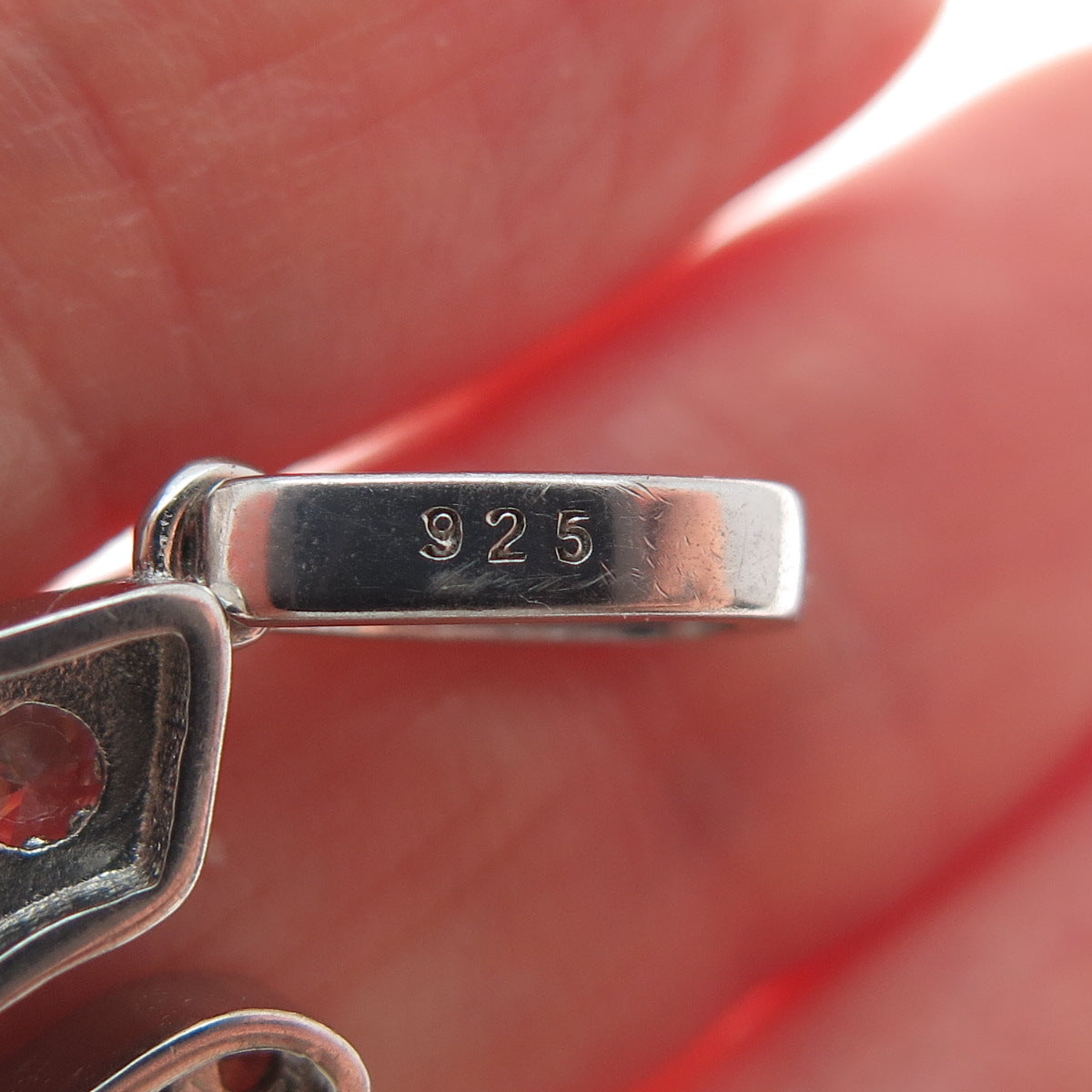 925 Sterling Silver C Z Muslims Allah Religious Sparkle Pendant