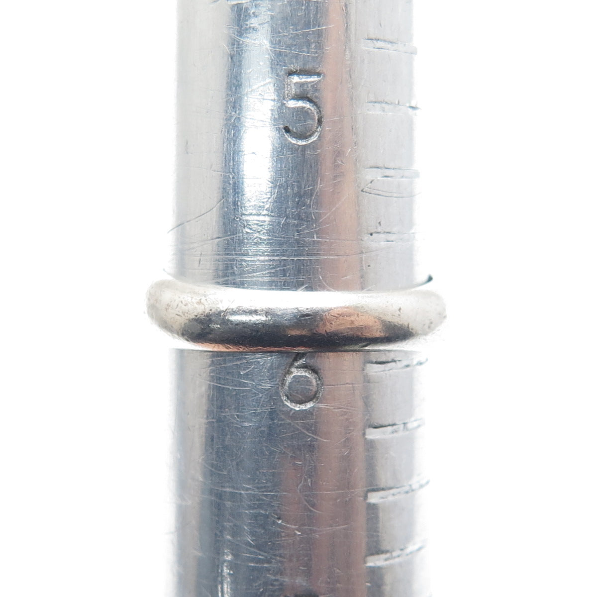 925 Sterling Silver Vintage Real Emerald-Cut Smoky Quartz & Citrine Ring Size 6