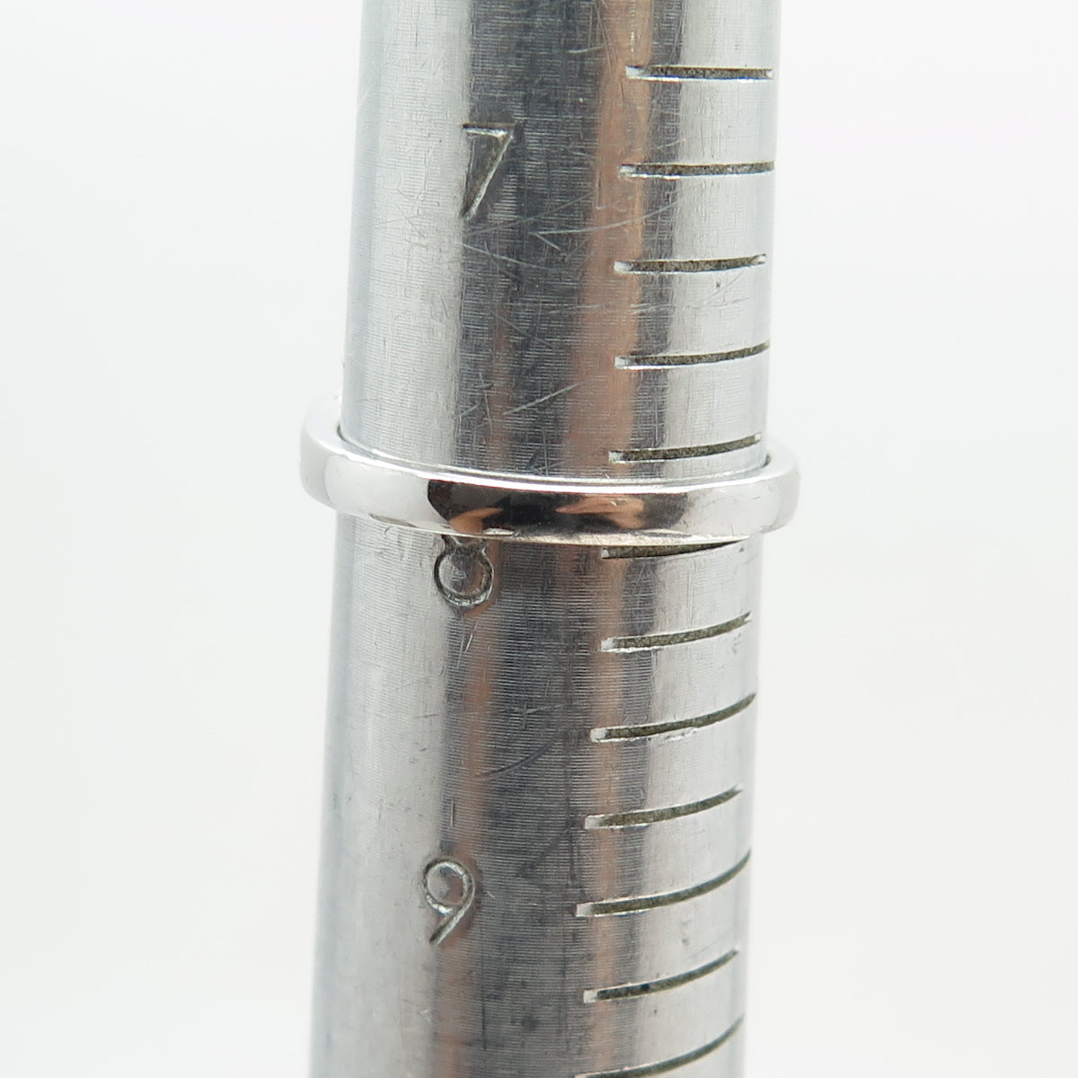 BGE Bradford 925 Sterling Silver Round-Cut C Z Engagement Ring Size 8