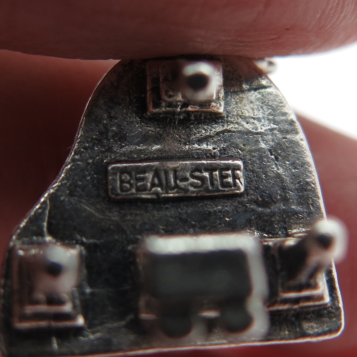 BEAU 925 Sterling Silver Vintage Grand Piano Minimalist 3D Charm Locket Pendant