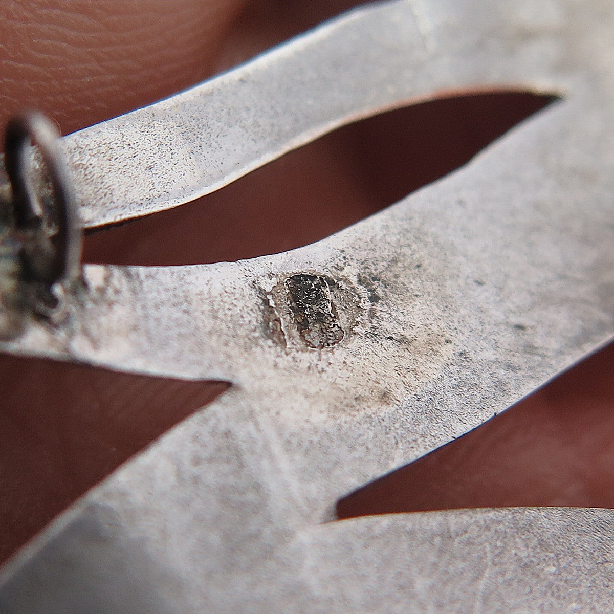 925 Sterling 14K Gold Vintage Real Opal Feather Fairy Centerpiece Slide Pendant