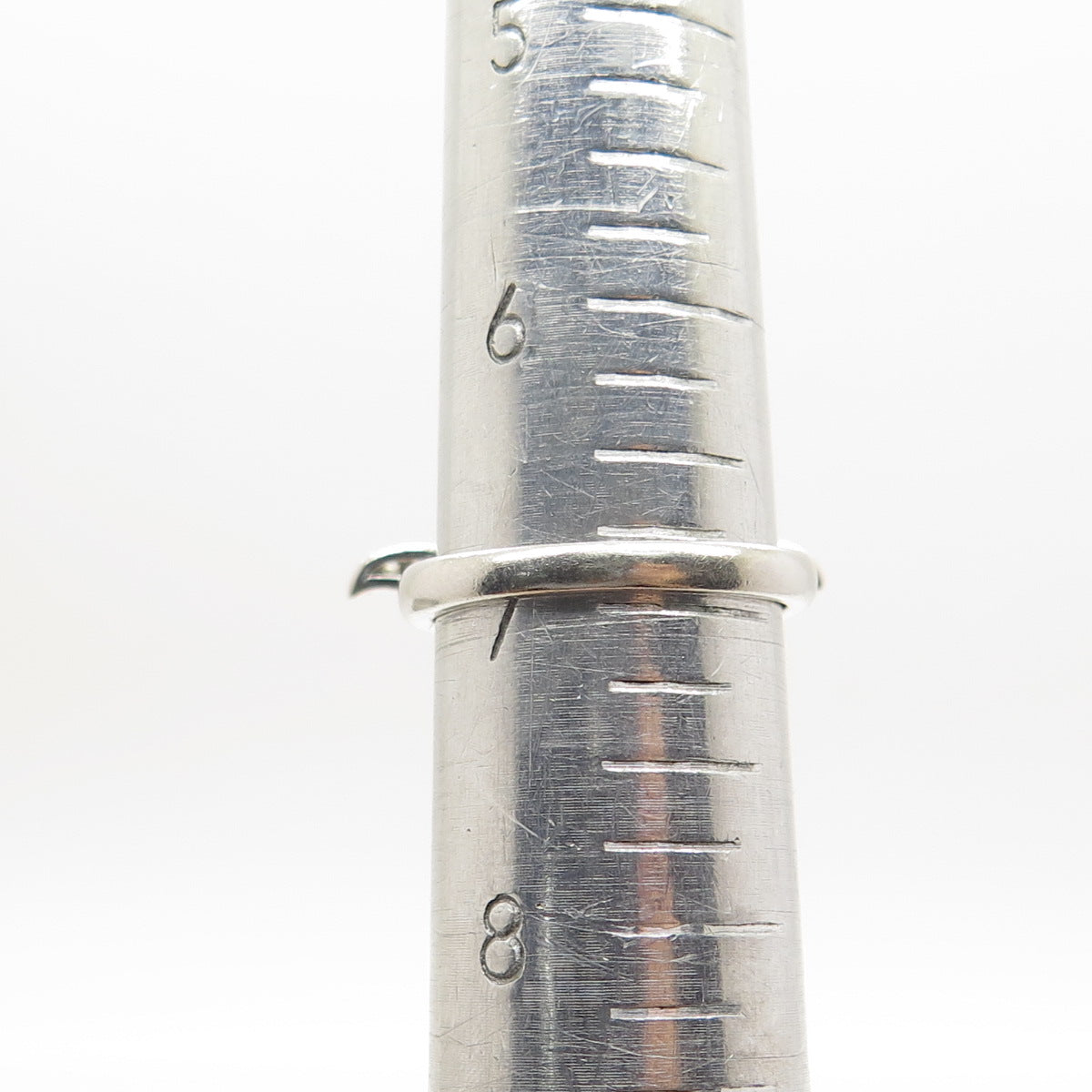 925 Sterling Silver Pave C Z Starfish Ring Size 7