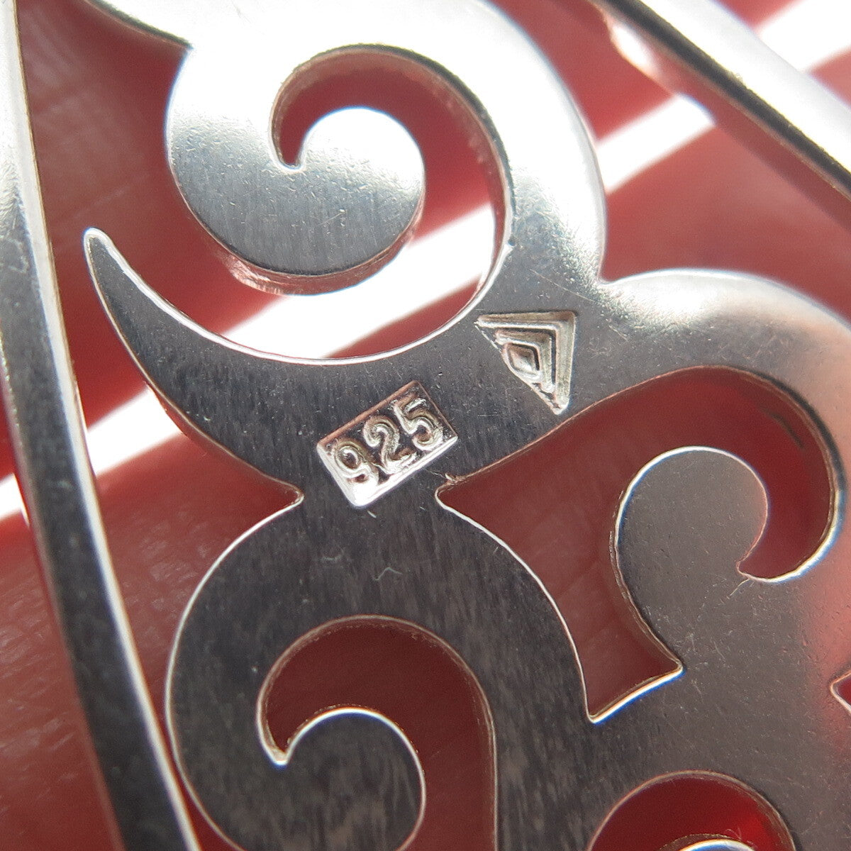 SILPADA 925 Sterling Silver Vintage Scroll Pendant