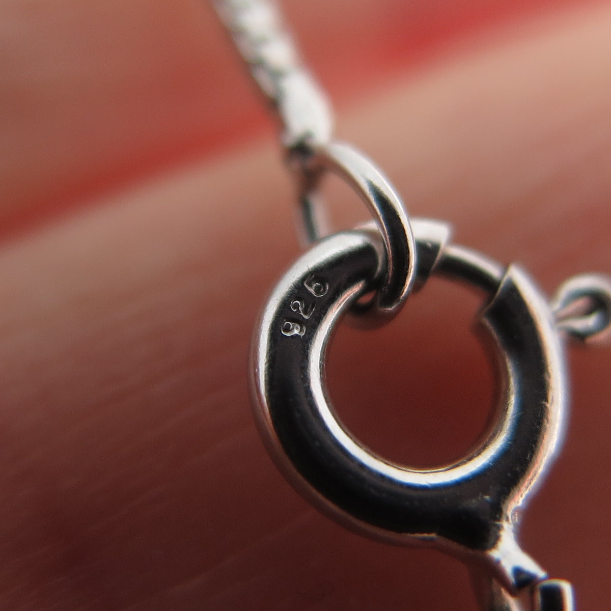 925 Sterling Silver Italy Round-Cut C Z Cross Box Chain Necklace 18"