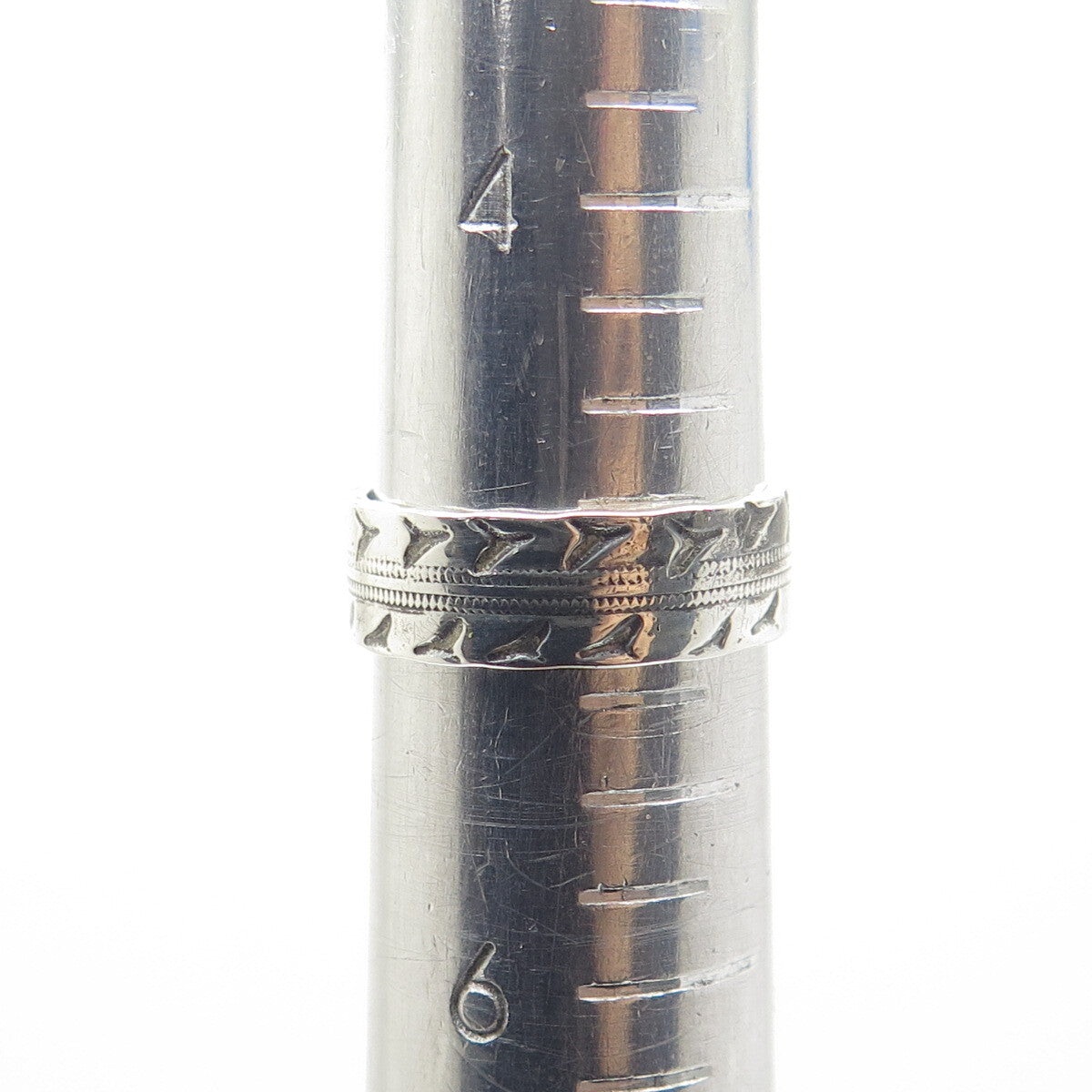 J.D. SCHLANG CO. 925 Sterling Silver Vintage Seagull Band Ring Size 5.25