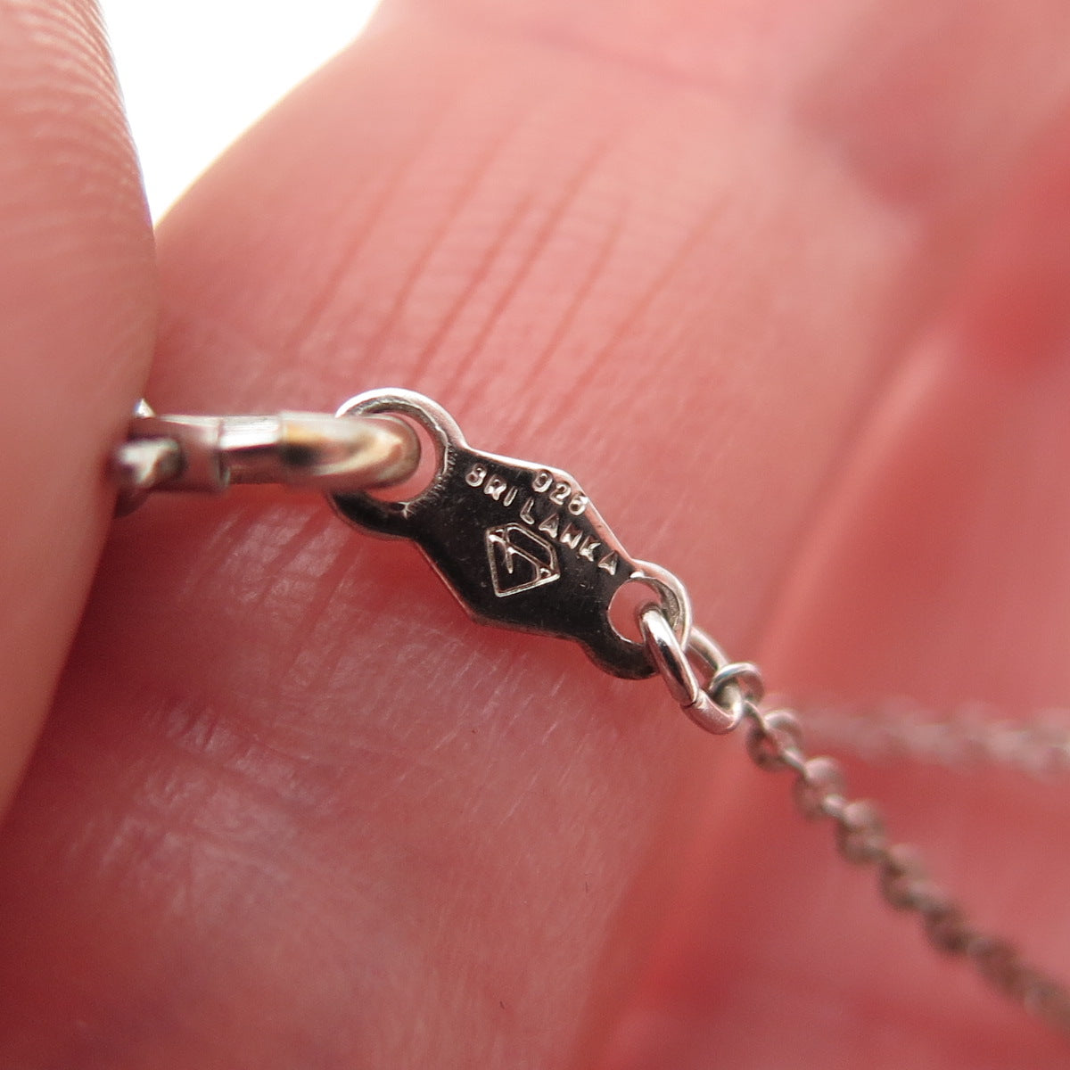 925 Sterling Silver Cable Chain Necklace 18"