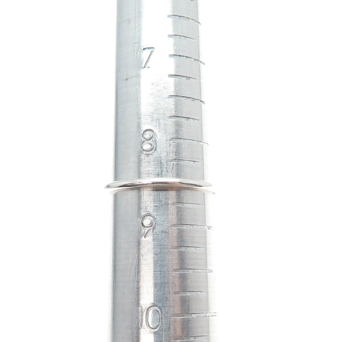 PANDORA 925 Sterling Silver Round-Cut C Z Aqua Birthstone Ring Size 8.5