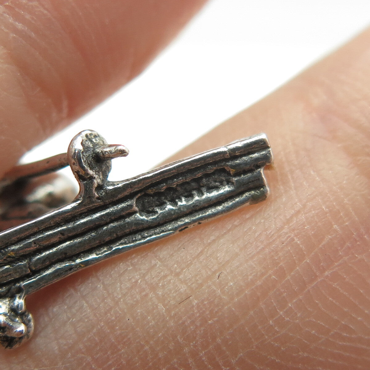 MAISELS INDIAN TRADING 925 Sterling Silver Vintage Skiing Park City Utah Pendant