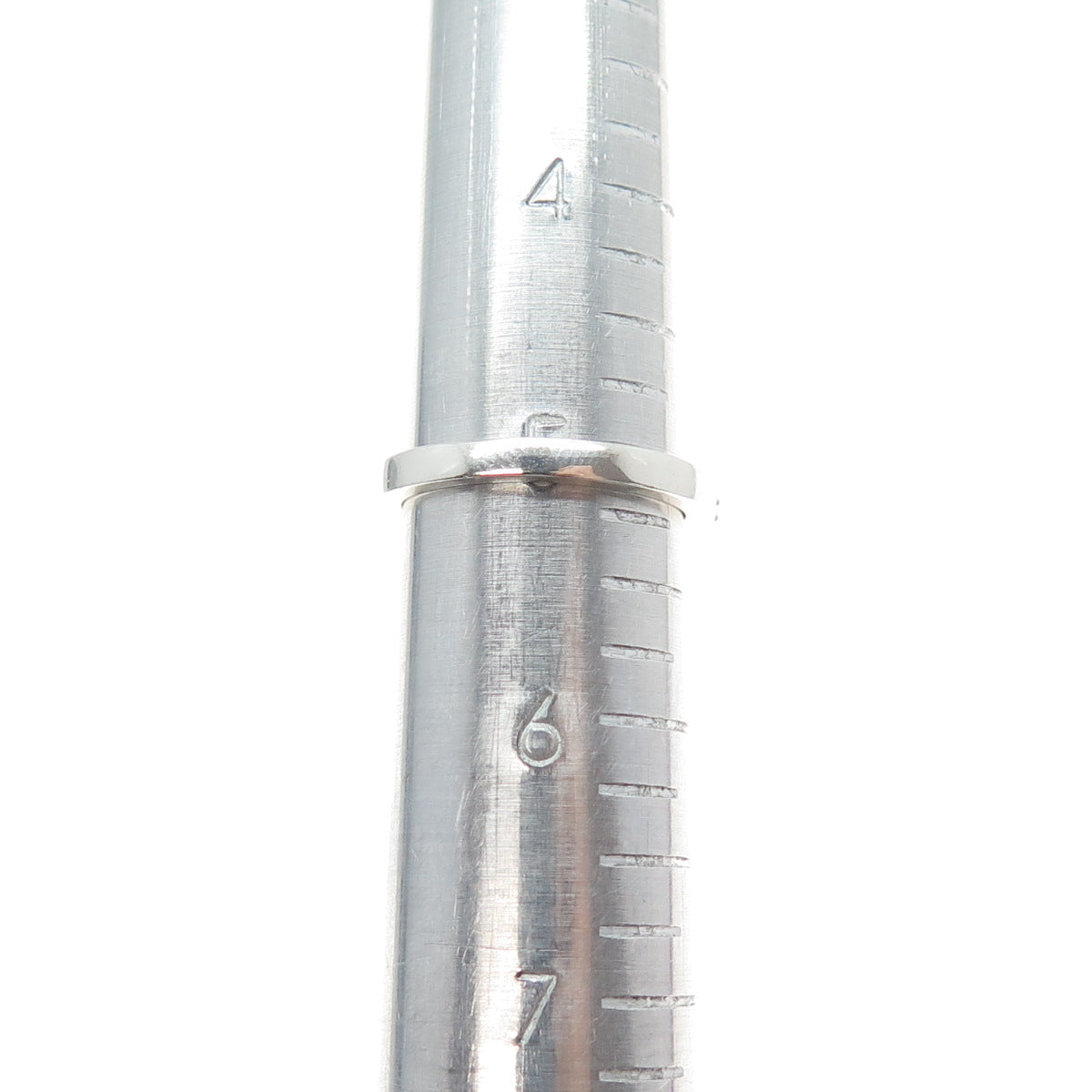 925 Sterling Silver Pear & Round-Cut Blue White C Z Teardrop Ring Size 5.25