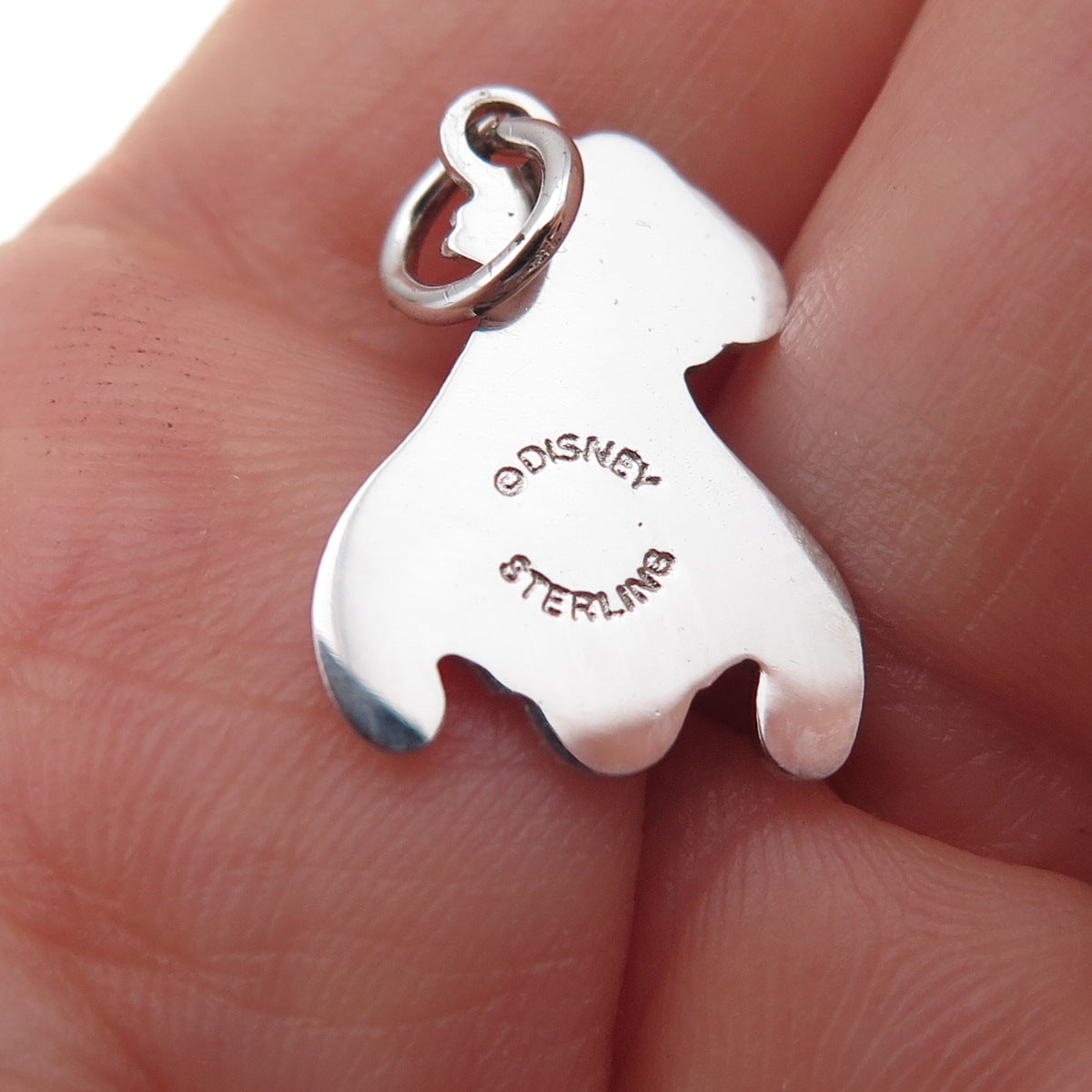 Disney 925 Sterling Silver Vintage Goofy Charm Pendant