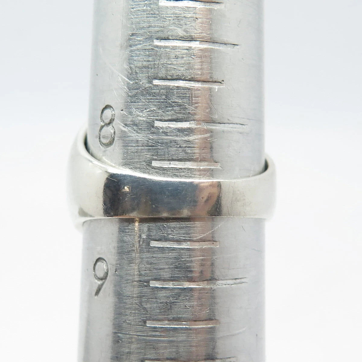 925 Sterling Silver Vintage Beaded Ring Size 8.5