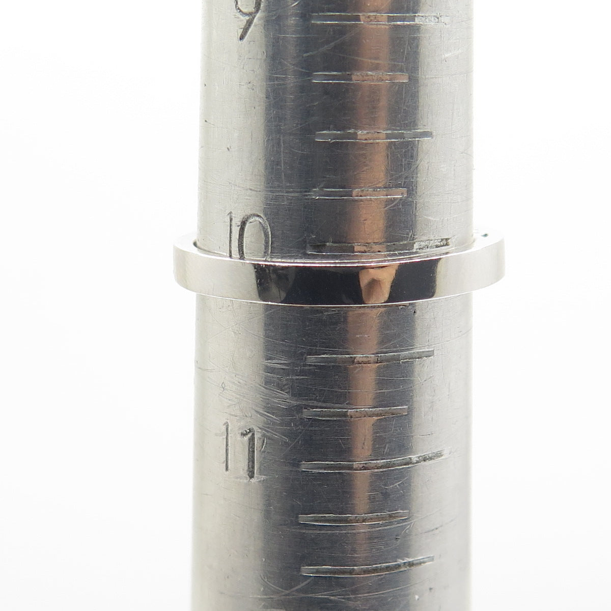 925 Sterling Silver Oval & Round-Cut C Z Promise Ring Size 10.25