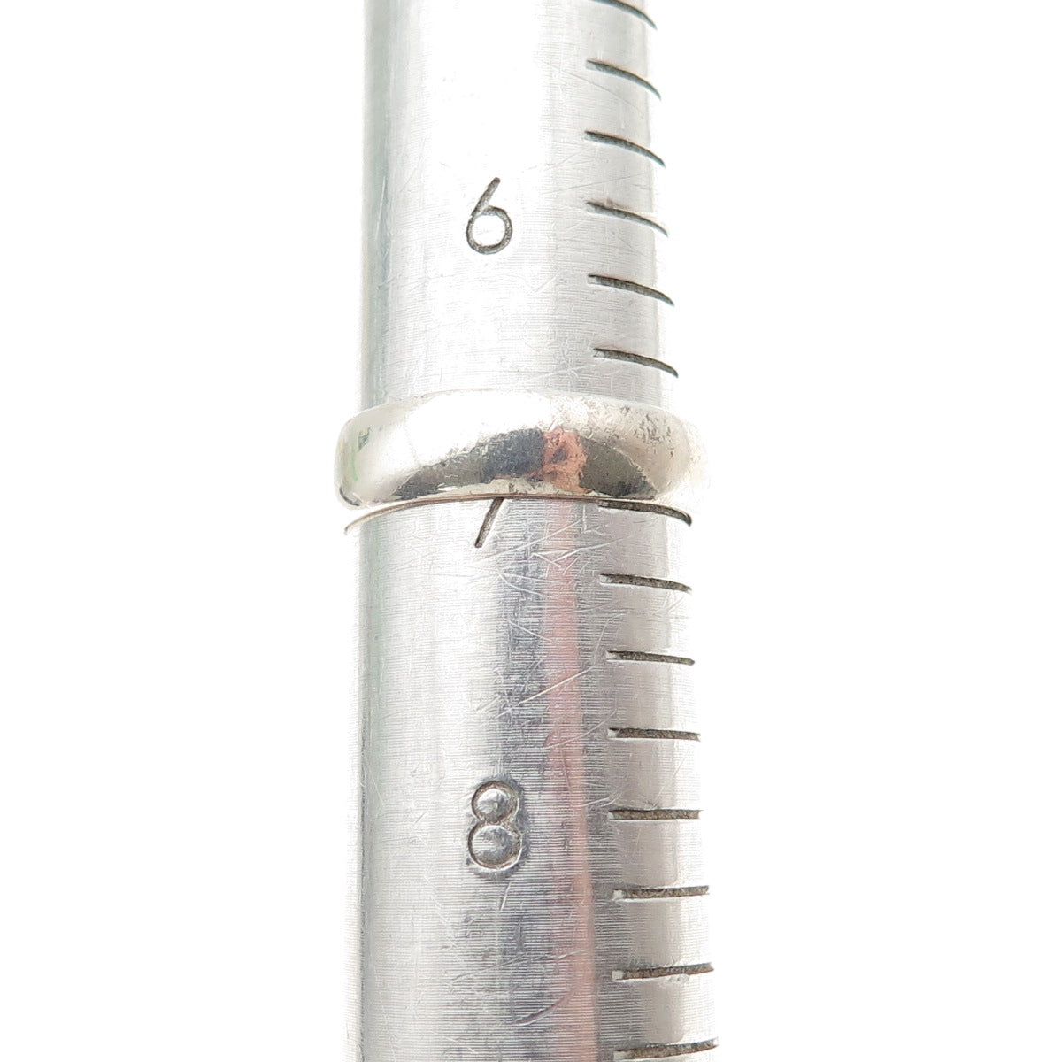 925 Sterling Silver Vintage Real Abalone Shell Modernist Ring Size 7