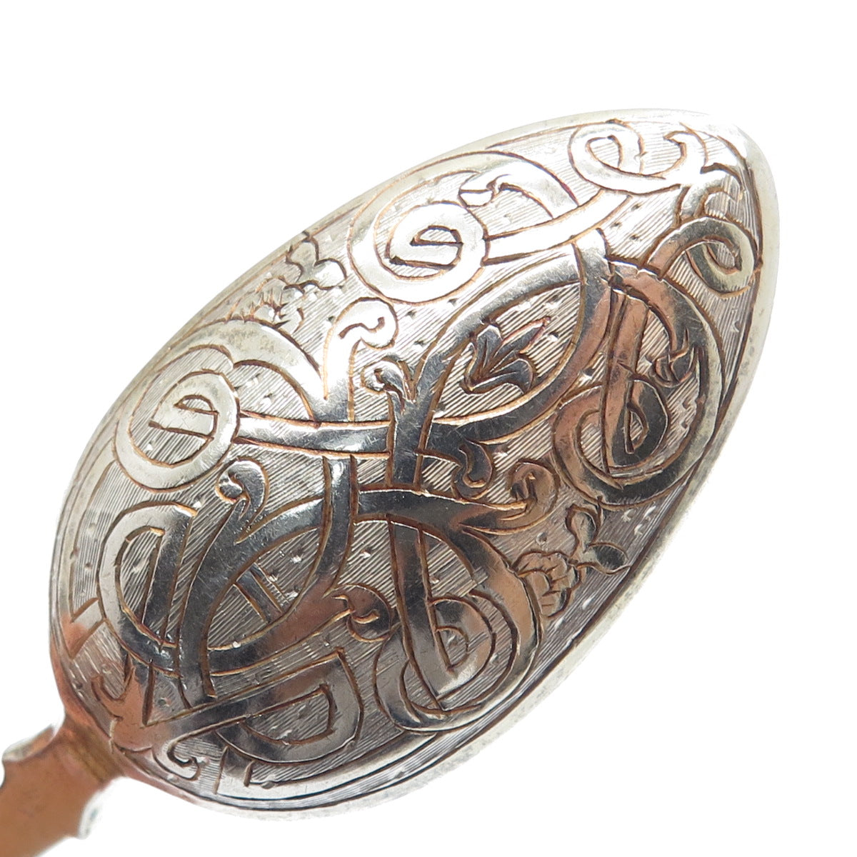 VENIAMIN SAVINSKY 84 Silver Antique 1862 Russian Empire Tea Spoon