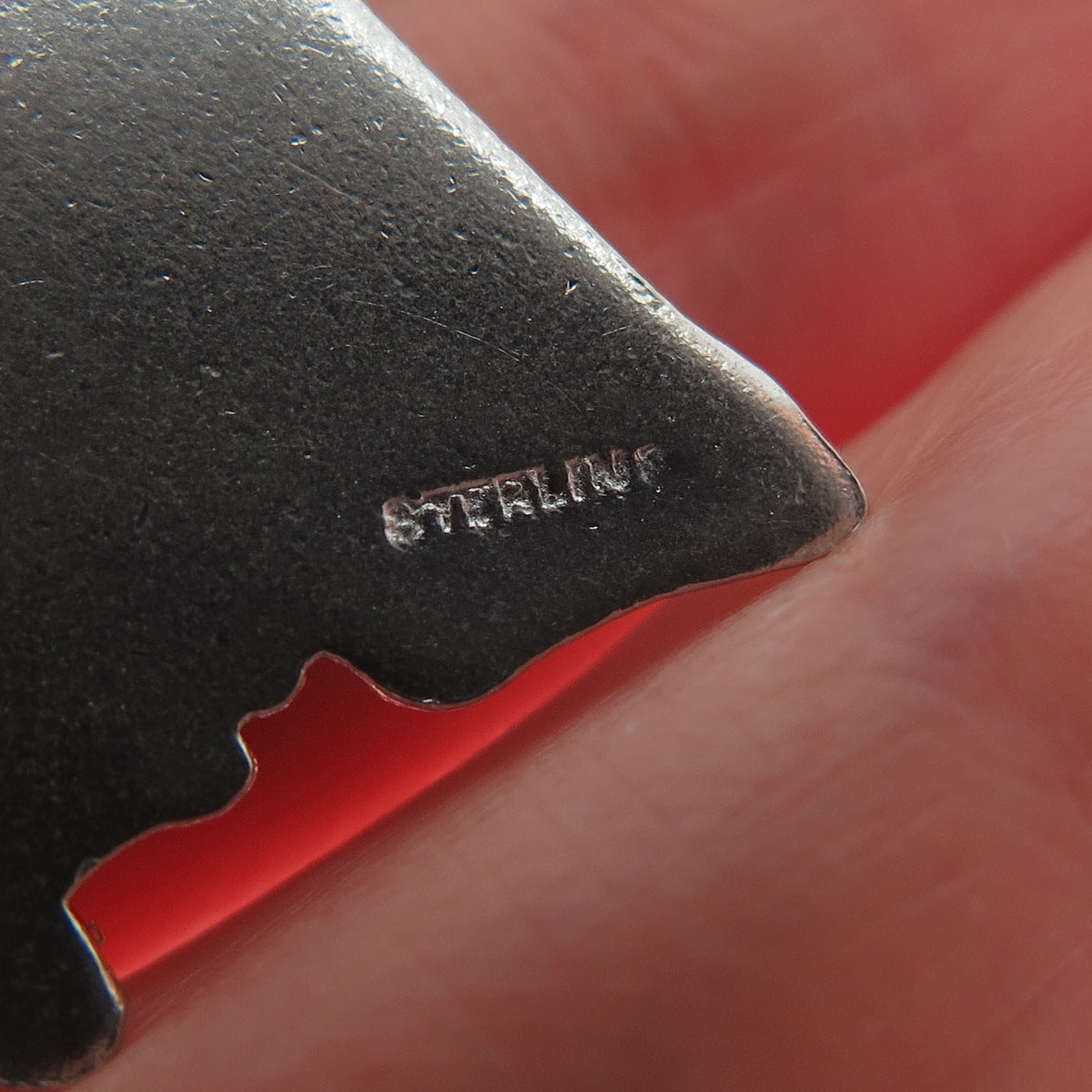 925 Sterling Silver Vintage Enamel Rhode Island State Minimalist Charm Pendant