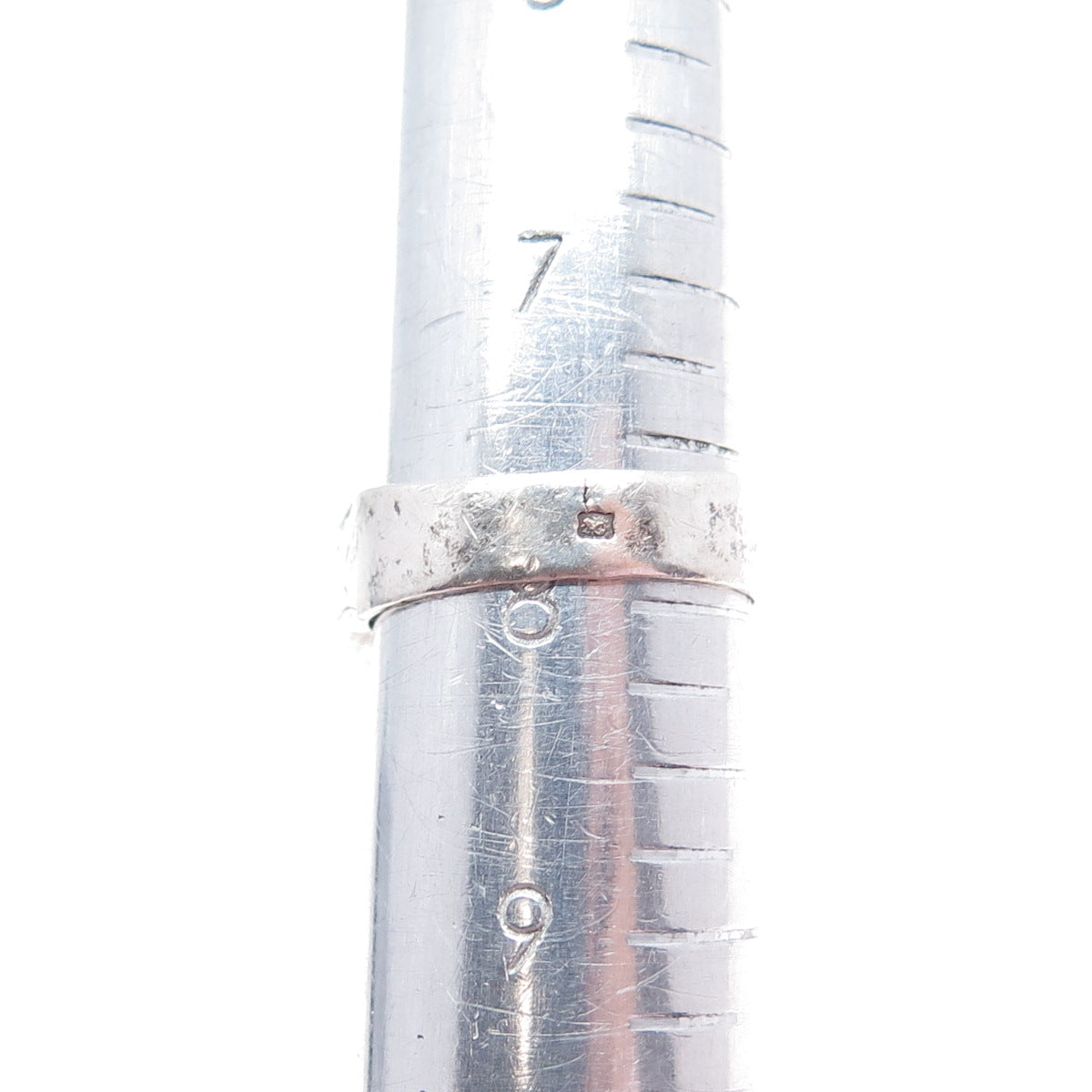 800 Silver Antique Art Deco France Ornate Floral Ring Size 8