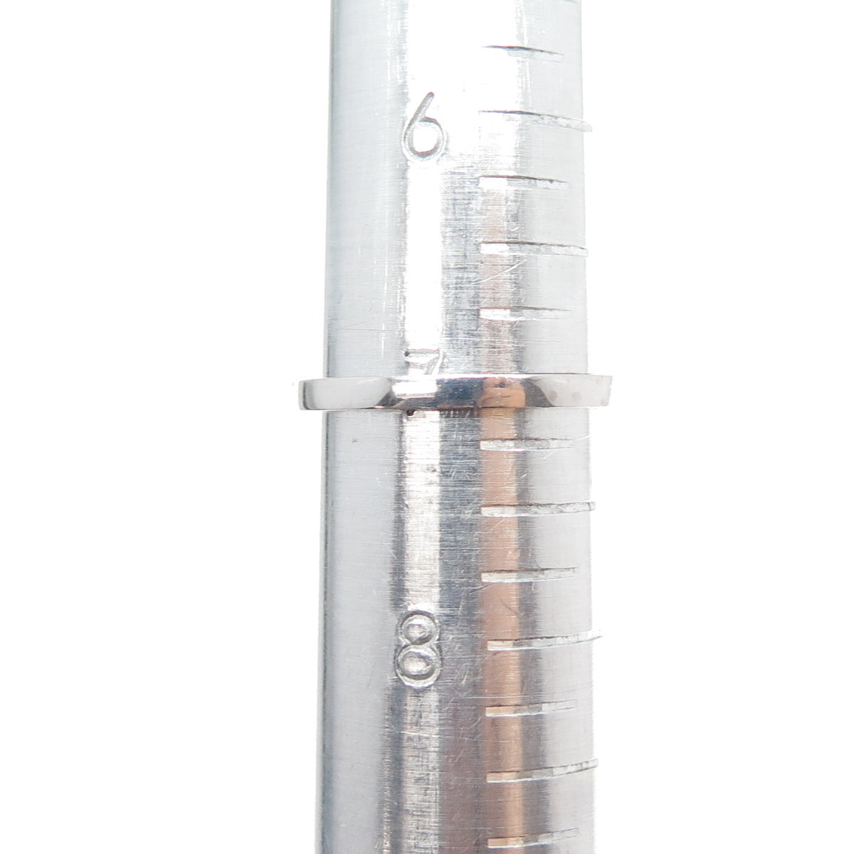 925 Sterling Silver Round-Cut C Z Half Eternity Stackable Band Ring Size 7