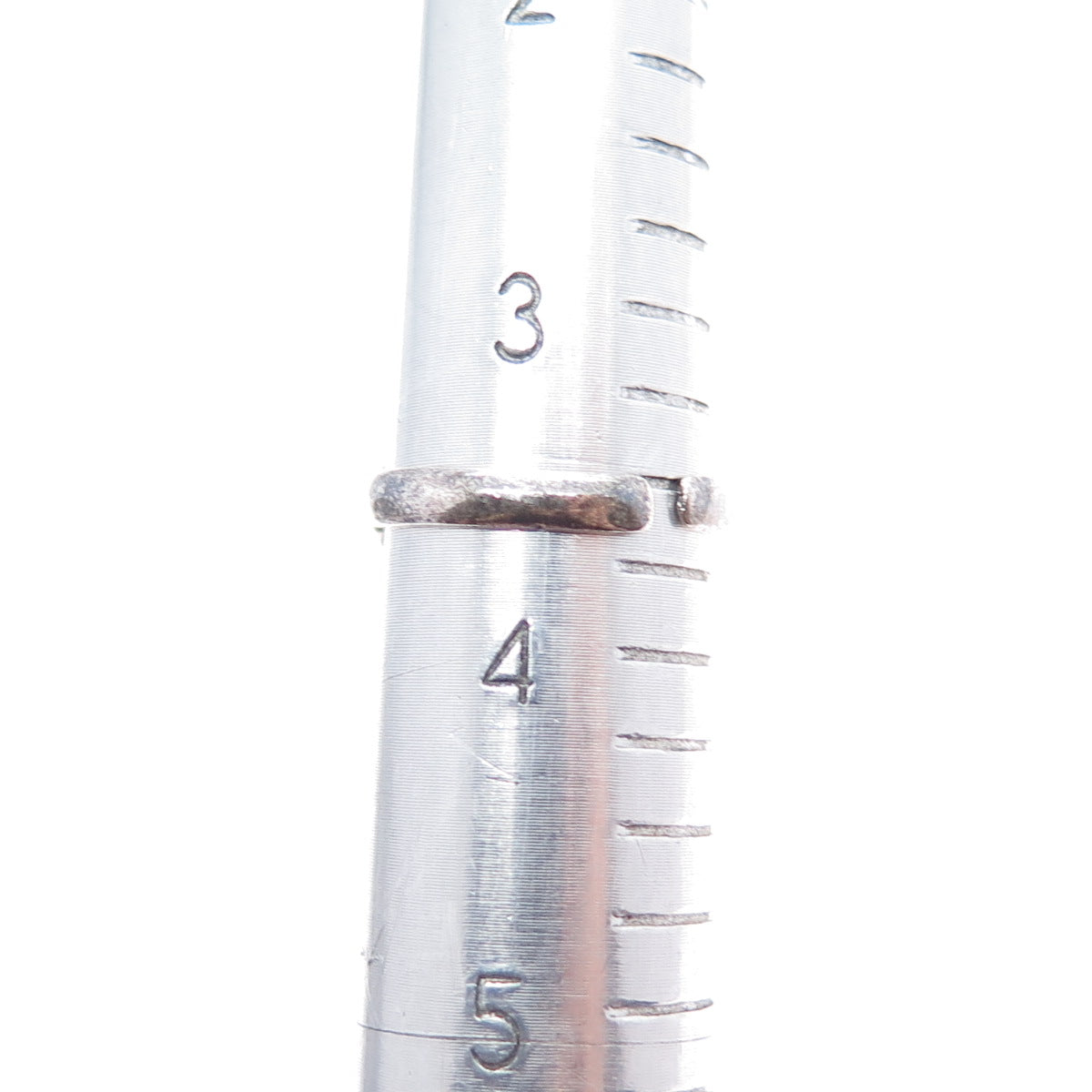 925 Sterling Silver Vintage Real Turquoise Oxidized Adjustable Ring Size 3.75