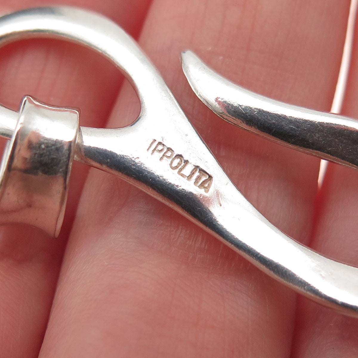 Ippolita 925 Sterling Silver Bracelet / Necklace Hook Lock Clasp