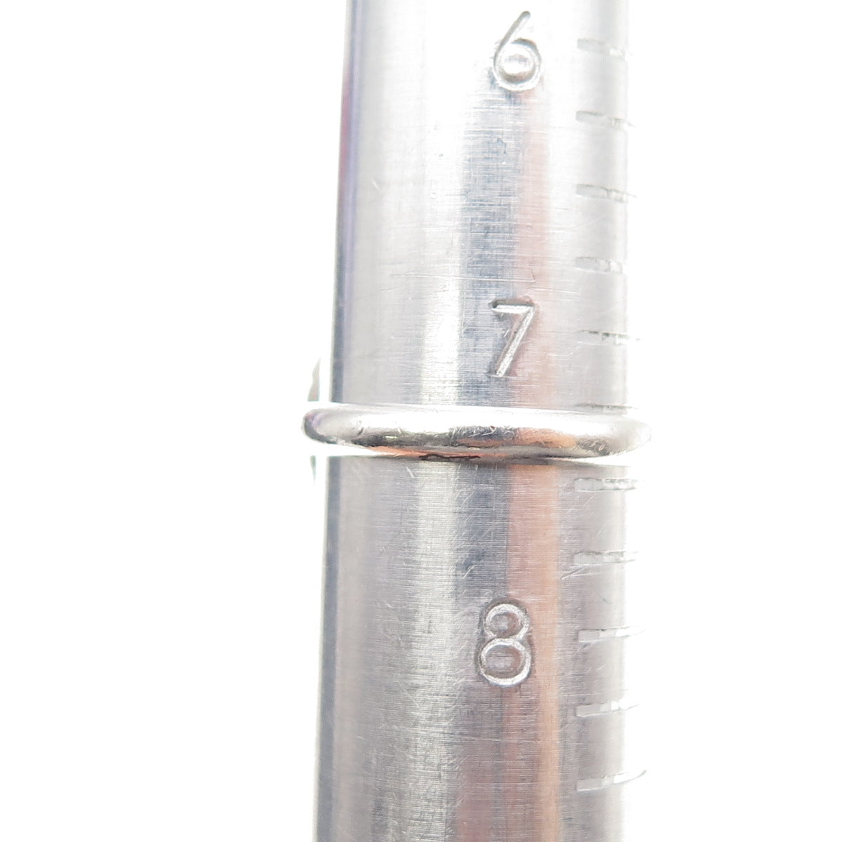 Old Pawn 925 Sterling Silver Vintage Southwestern Tyrone Turquoise Ring Size 7.5