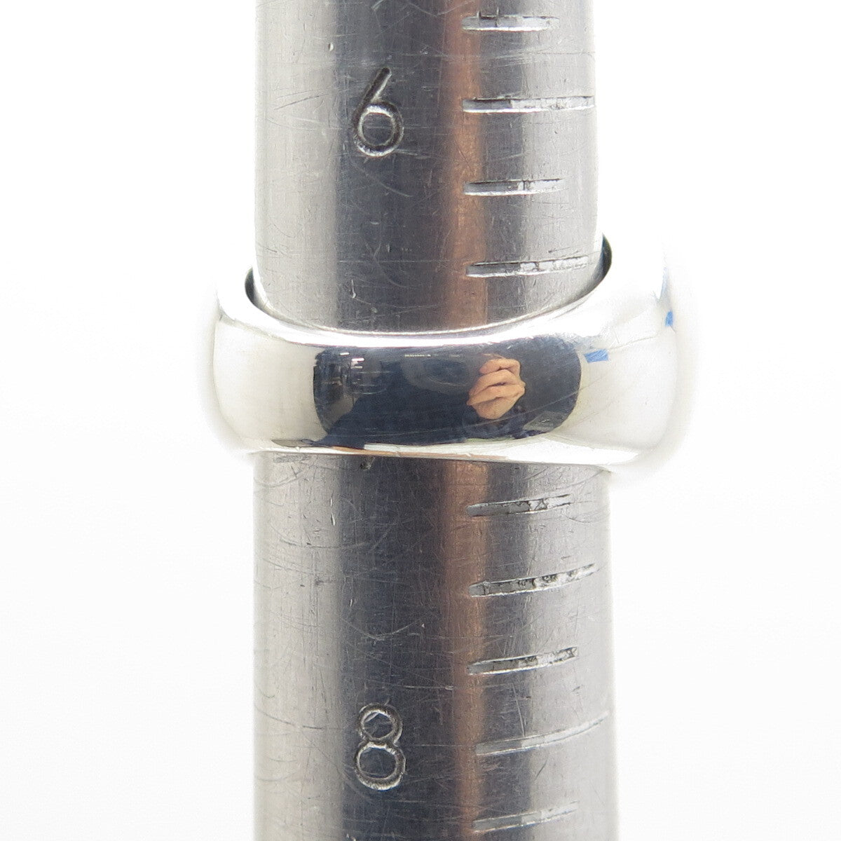 AIL Aluma 925 Sterling Silver Vintage Real Carved Tiger Eye Ring Size 7