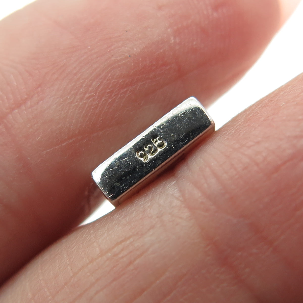 WORLD POKER TOUR 925 Sterling Silver Enamel Spades Suit Playing Card Pendant