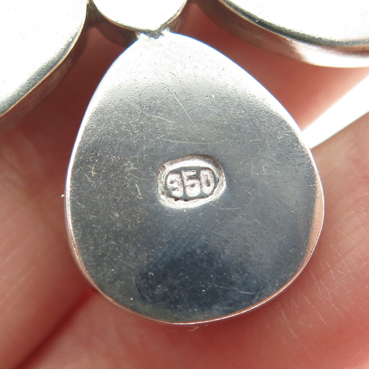 950 Silver Vintage Cross Pendant