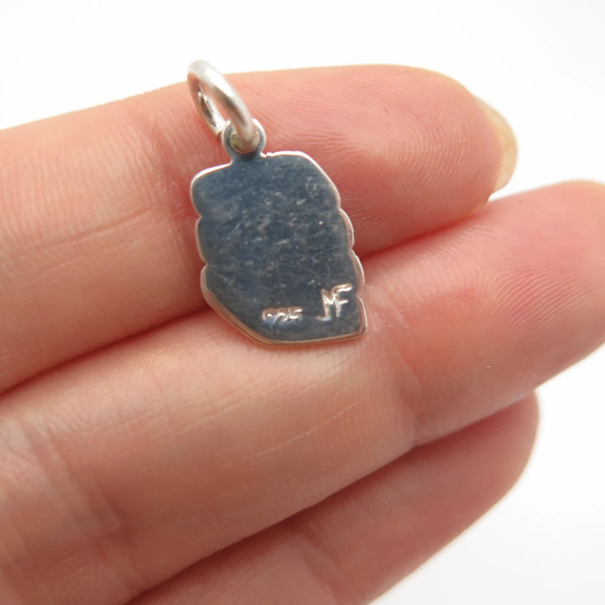 925 Sterling Silver Vintage J. M. Fisher Books Charm Pendant