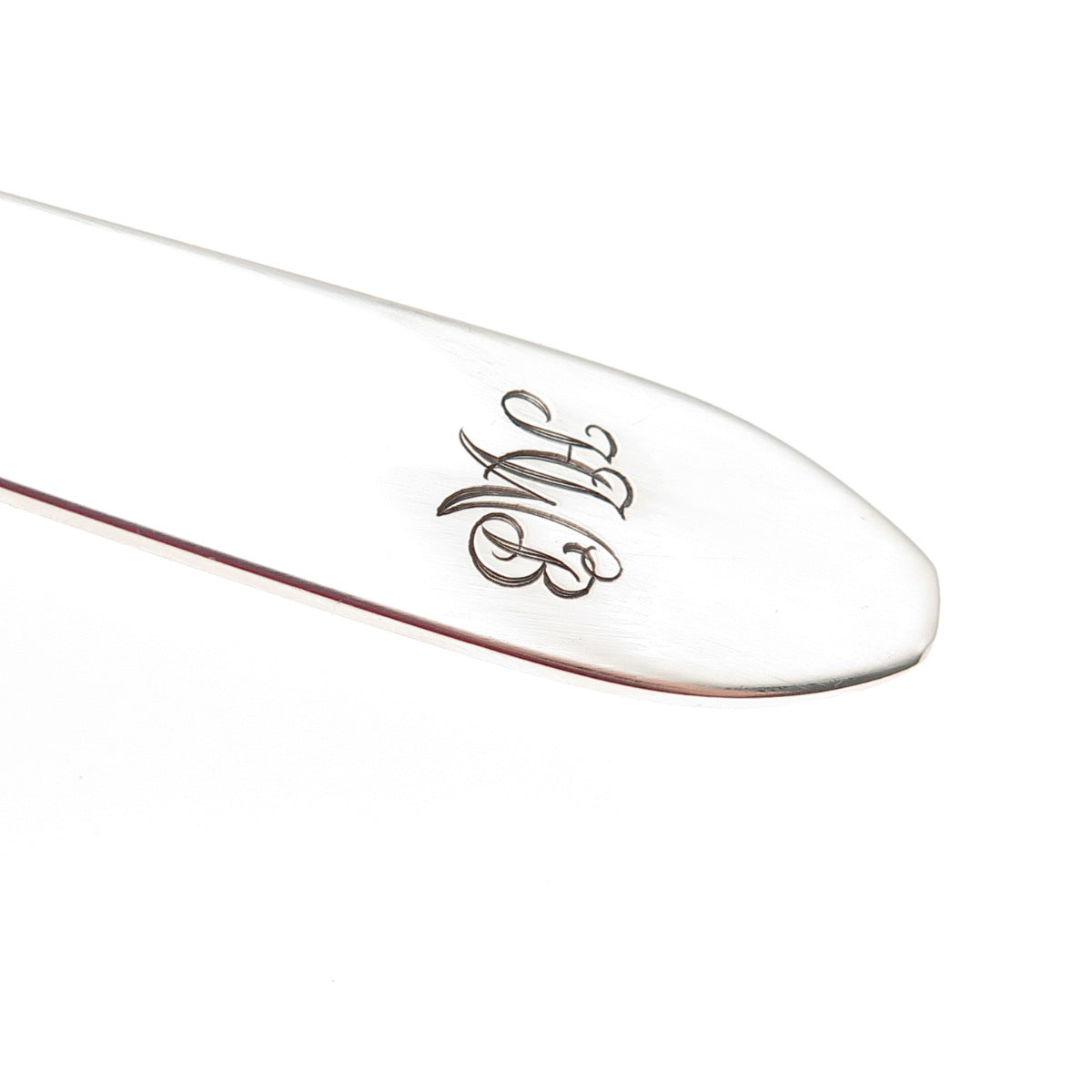 Tiffany & Co. 925 Sterling Antique Art Deco Monogram Individual Melon Spoon