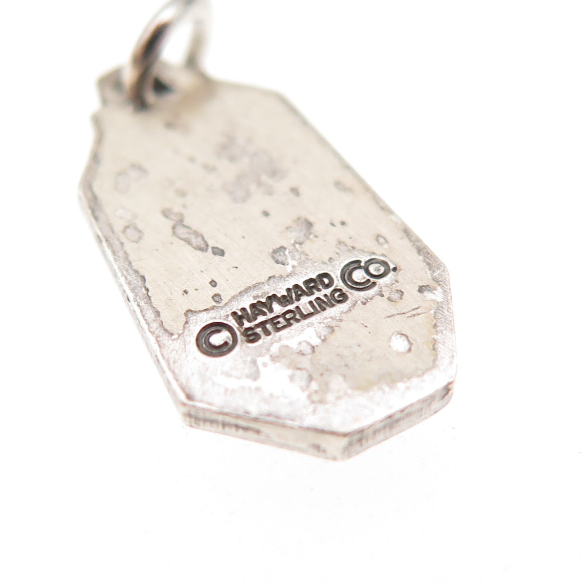 Hayward 925 Sterling Silver Antique Art Deco St. Christopher Charm Pendant
