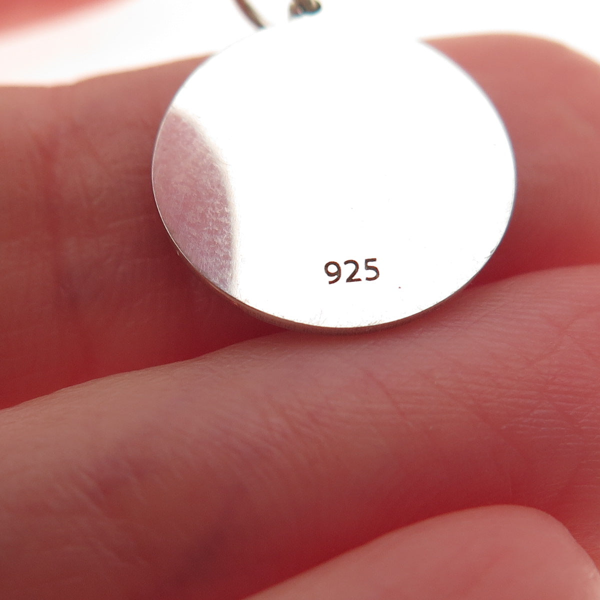 925 Sterling Silver Yellow Enamel Tricky Face Emoji Mini Charm Pendant