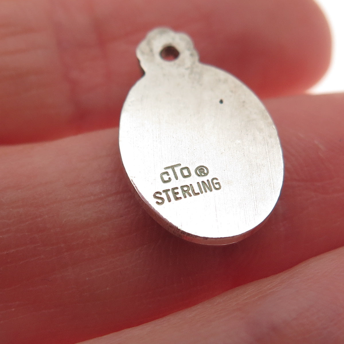CTO O.C. Tanner Sterling Silver Vintage Telephone Operator Mini Charm Pendant
