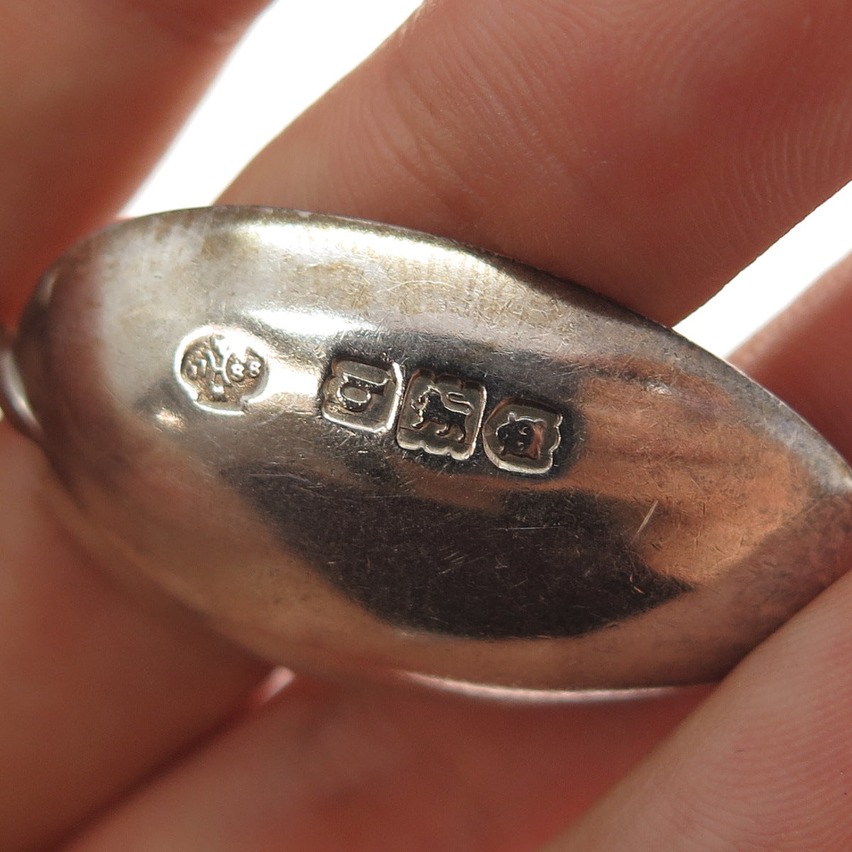 WILLIAM HUTTON & SONS Sterling Silver Antique 1897 London Apostle Coffee Spoon